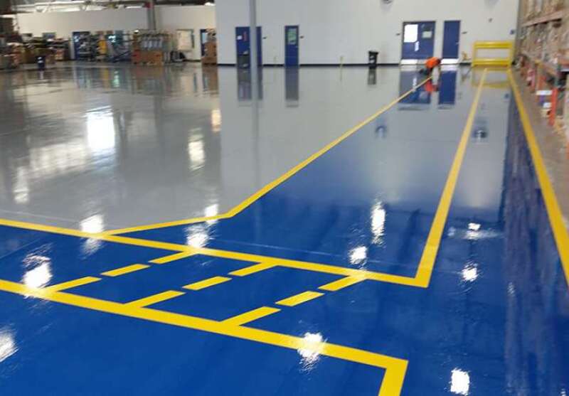 Industrial epoxy coatings